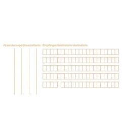 Avery Zweckform Paketadressen 10Bg 112 Inhalt: 10 Etiketten, 7x73mm