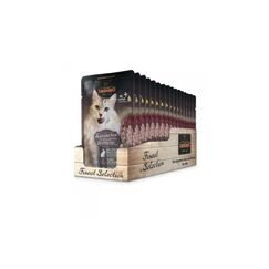 Leonardo Cat Food Nassfutter Kaninchen&Cranberries, 16 x 85 g
