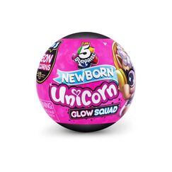 ZURU 5 Surprise Newborn Unicorn Glow Squad Series 6 - Assortiert