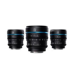 Sirui MS-3SEB Nightwalker Series 24, 35&55mm T1.2 MFT Mount, Black