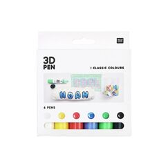 Rico Design Rico 3D Pen 6x27ml, Klassik