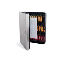 Pavo Deluxe Schlüsselschrank 54 Schlüssel zur Wandbefestigung, aus massivem Metall