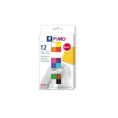 Staedtler FIMO Soft Modelliermasse Set 12 x 25g ofenhärtend, weich und soft