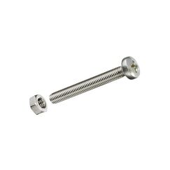 FTM Krafter Gewindeschrauben Liko mit Muttern M 5x 10 mm DIN 7985 A2 Edelstahl rf 6 ST