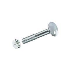 FTM Krafter Schlossschrauben mit Muttern M 8x 40 mm DIN 603 Stahl blau vz 4 ST