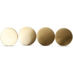SP Collection Untersetzer Cheers 4 Stück, 10 cm, Gold