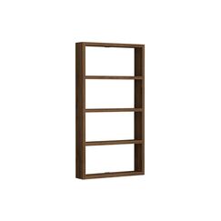 Woody Fashion Wandregal Quator Wallnuss, 43,2x80x9 cm
