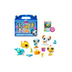 Bandai Littlest Pet Shop Pack de 5 Pets Plage
