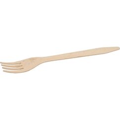 Elco Gabel aus Holz, 12 Stück Braun, 16.5 cm
