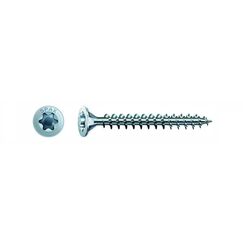 SPAX Spanplattenschrauben T30 6.0x50 mm Vollgewinde, verzinktt, 200 Stk.