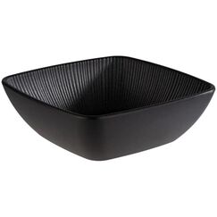 APS-Germany APS Schale Quadratisch Nero 16.5 x 16.5 cm, Schwarz