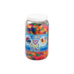 Hama Bügelperlen Maxi Neon-Mix, 1400 Stück