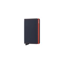 Secrid Slimwallet Matte Nightblue Orange Matte Nightblue Orange