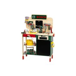 Theo Klein Klein-Toys Bosch Holzwerkbank mit Kiefernholz