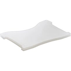 HAN Karteibox Stüztplatte Croco Unterteilungsmöglichkeit, transparent, 4Stk