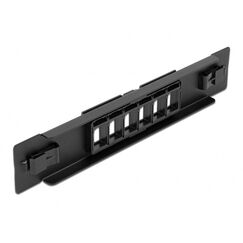 DeLOCK 10″ Keystone Patchpanel 6 Port werkzeugfrei