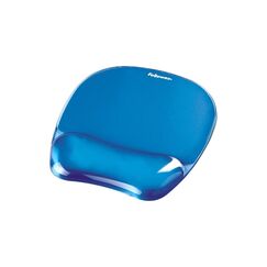 Fellowes Mauspad mit Handgelenkauflage Gel blau, geeignet für optische Mäuse