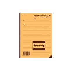 Favorit Formularbuch Lieferscheine A5 9231 50x2 Blatt