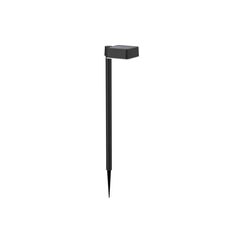 Philips Solar Vynce Sockelleuchte Spiess 1.5W, Tageslichtsensor,2700K schwarz