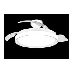 Philips Bliss LED Deckenleuchte 35W mit DC-Ventilator 28W, Glitzeroptik