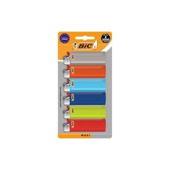 BIC J26 Maxi Feuerzeug assortiert - 6er Pack