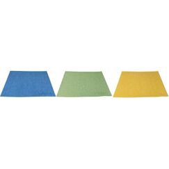 Edi Baur Mikrofasertuch Brilliant 3er Pack blau, grün, gelb, 35x40cm