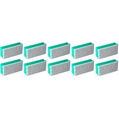 Edi Baur Padschwamm Profi grün 10er Pack mit weissem Pad