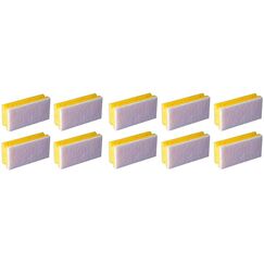 Edi Baur Padschwamm Profi gelb 10er Pack mit weissem Pad