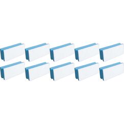 Edi Baur Schwamm Basic 10 Stück, Blau/Weiss
