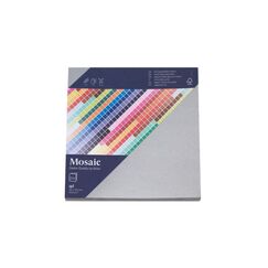 Artoz Blankokarte Mosaic quadratisch silber, 20 Karten