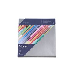 Artoz Couvert Mosaic quadratisch 90 gm2, silber, 20  Stück, FSC