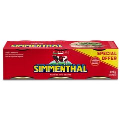 Simmenthal Rindfleisch in Gelee 3x 90g