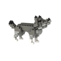 BRIXIES Wolf dunkelgrau 120 bricks