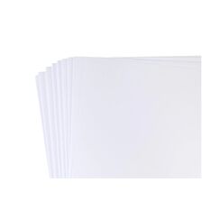 EROLA Einbanddeckel Pressspan A4, 350 g/m², 100 Stück, Weiss