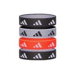 Adidas Hair Ties Black, White, Solar Red