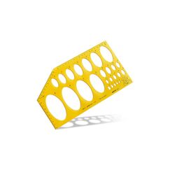 Aristo Ellipsenschablone Isometric DIN 5 295x150mm, 25 Ellipsen