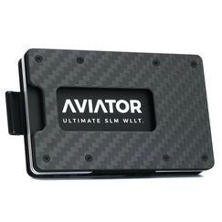 Aviator Wallet SLIDE AirTag carbon fiber