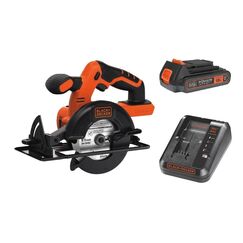 Black & Decker Black+Decker Handkreiss. BDCCS18N, 18V Kit mit Gratis-Akku und Ladegerät