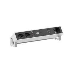 Bachmann DESK2 2xT13 1xUSB C/C 100W 1xCM 0,2m INOX 100 W, 0.2 m