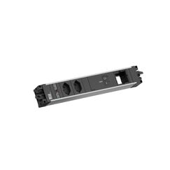 Bachmann STEP ALU 2xT13 1xUSB C/C 100W 1xCM