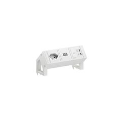Bachmann DESK2 white 1xT13 1xUSB C 45W 0,2m RAL9010 0.2 m, 45 W