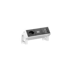 Bachmann DESK2 1xT13 1xUSB C/C 65W 0,2m INOX 65 W, 0.2 m
