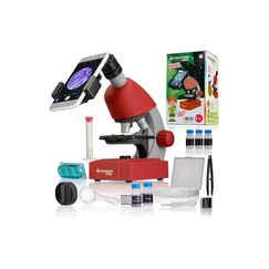 Bresser Optics BRESSER JUNIOR Mikroskop rot 40x-640x