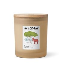 AVA & MAY Duftkerze Aruba, 220 gr Brenndauer 56h, 100% pflanzlicher Wachs