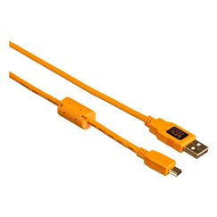 Tether Tools USB A 2.0 / Mini-USB 5-Pin TetherPro 30 cm, Orange