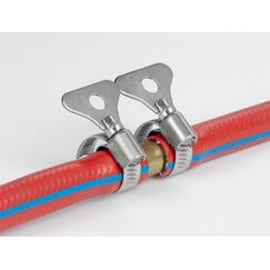 DeLOCK Schlauchschelle mit Flügelmutter 32 - 50 mm 10 Stück Metall