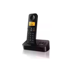 Philips D2651B Schwarz mit Anrufbeantworter 25min