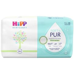 Hipp Babysanft Feuchttücher Soft & Pure / 3x 48 Tücher
