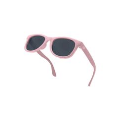 Baby Sunnies, Kinder-Sonnenbrille Rosa Band, Flexibel, polarisiert für 3–8 Jahre