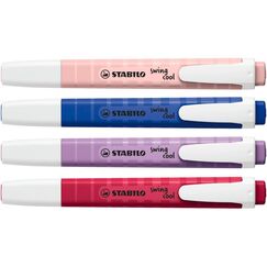 Stabilo Swing Cool Leuchtmarker Wildflower 4er Etui